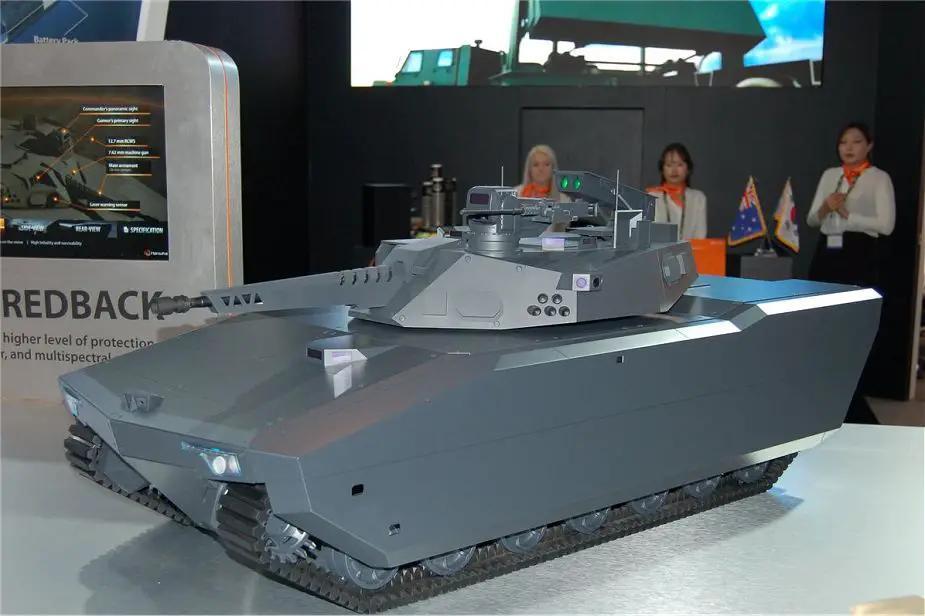 EOS T 2000 and Hanwha Redback IFV for Land 400 Phase 3 Australia 925 002