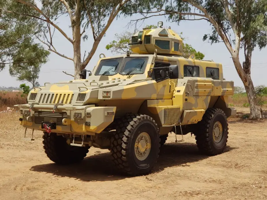 Paramount Group Marauder armored vehicle commissioned into service by Nigerian Air Force