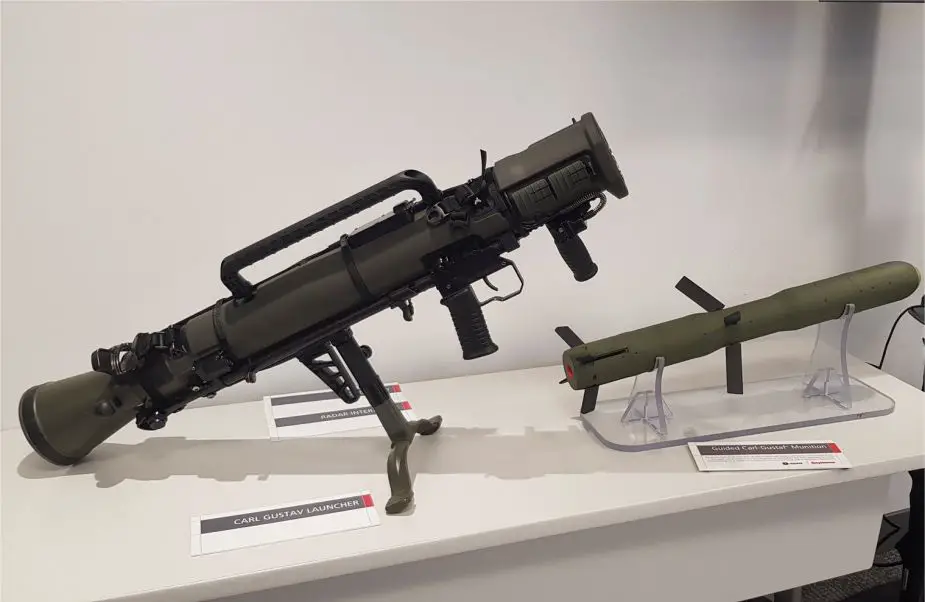 SAAB and Raytheon have successfully tested Guided Carl Gustaf Munition 925 001