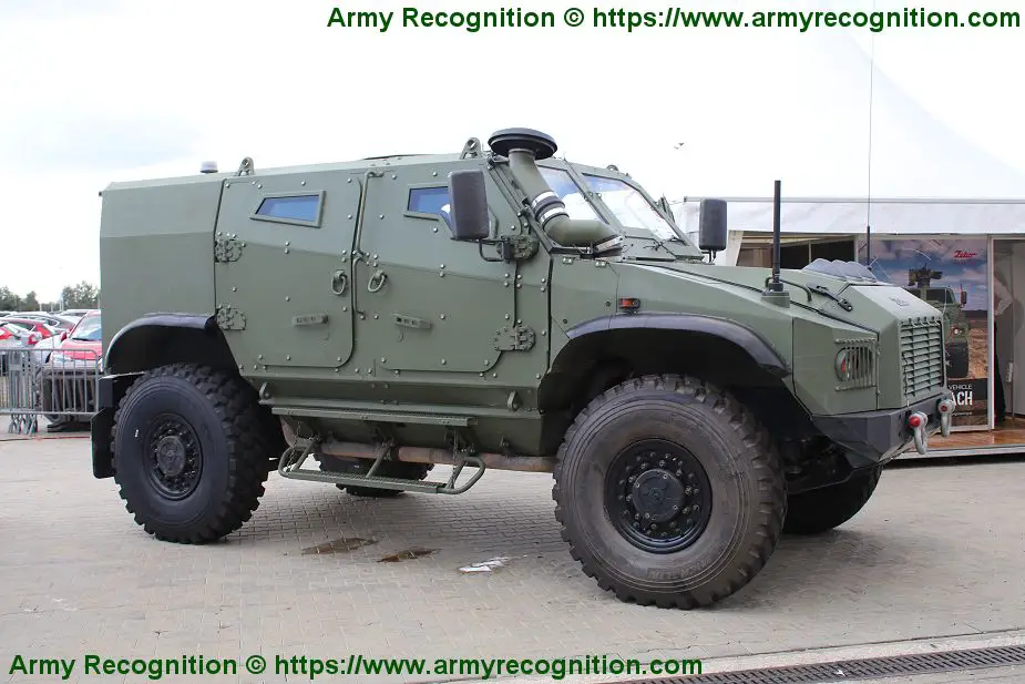 Slovak Zetor Gerlach 4x4 armored will be fitted with armor protection of Rheinmetall 925 001