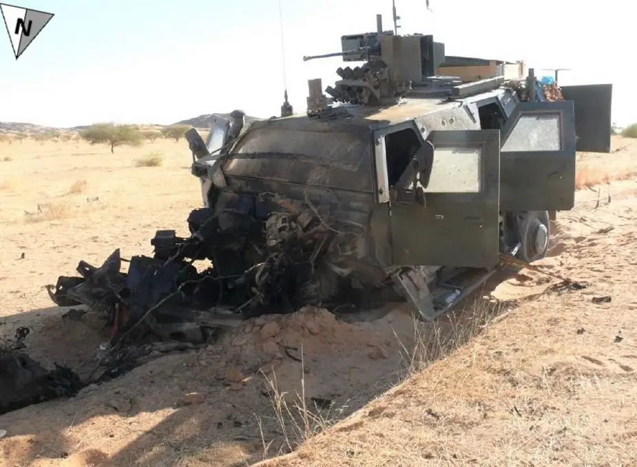 Belgian MPPV Dingo 2 destroyed by IED in Mali MINUSMA 4