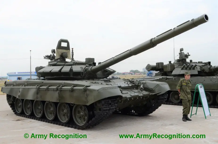 Uzbekistan upgraded T 64B and T 72B tanks