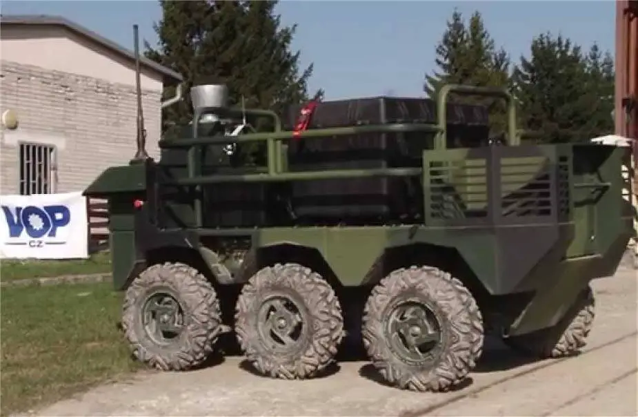 Czech army takes delivery of new UGV Pz unmanned ground vehicle to conduct trial tests 925 002
