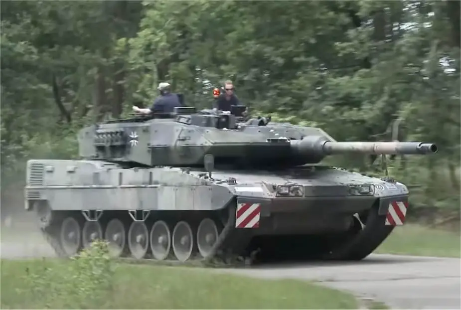 First trial tests for new German Army Leopard 2A7V Main Battle Tank 925 002