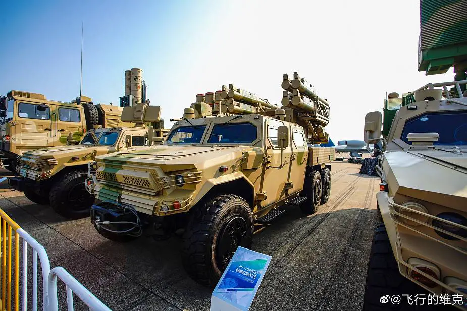 China unveils FB 10A short range air defense missile system 925 002