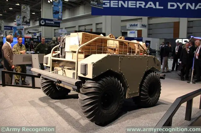 At AUSA 2014 (Association of United States Army) Annual Meeting currently taking place in Washington D.C., Generam Dynamics Land Systems is conducting live demonstrations of its latest unmanned ground vehicle (UGV): The Multipurpose Unmanned Tactical Transport (or MUTT). 