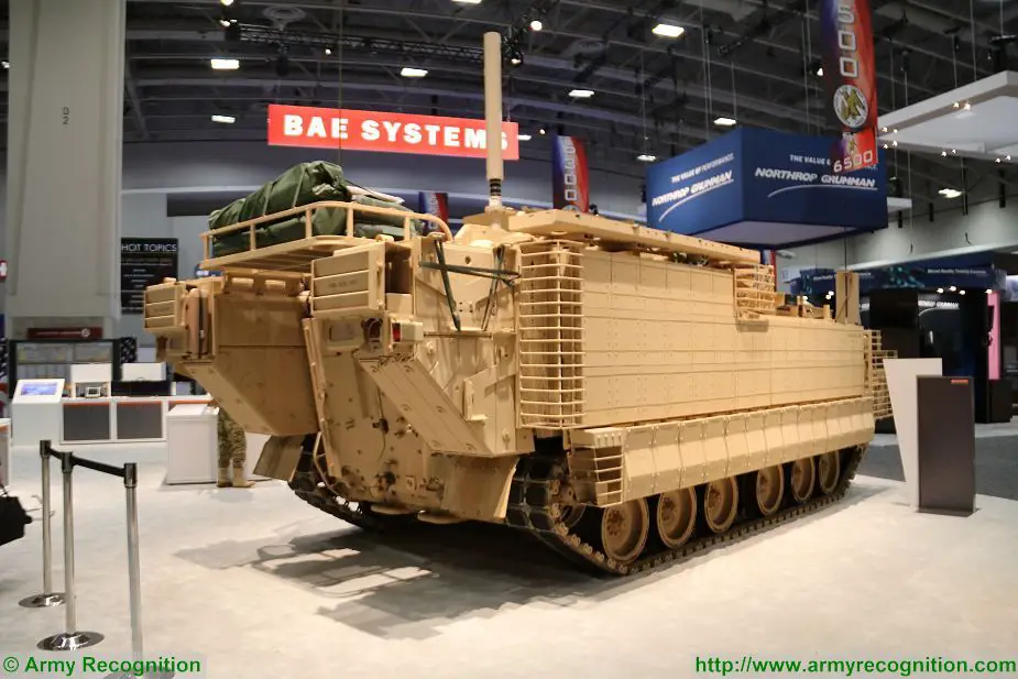 First production vehicle BAE Systems General Purpose of AMPV Armored Multi Purpose Vehicle family at AUSA 2017 925 002