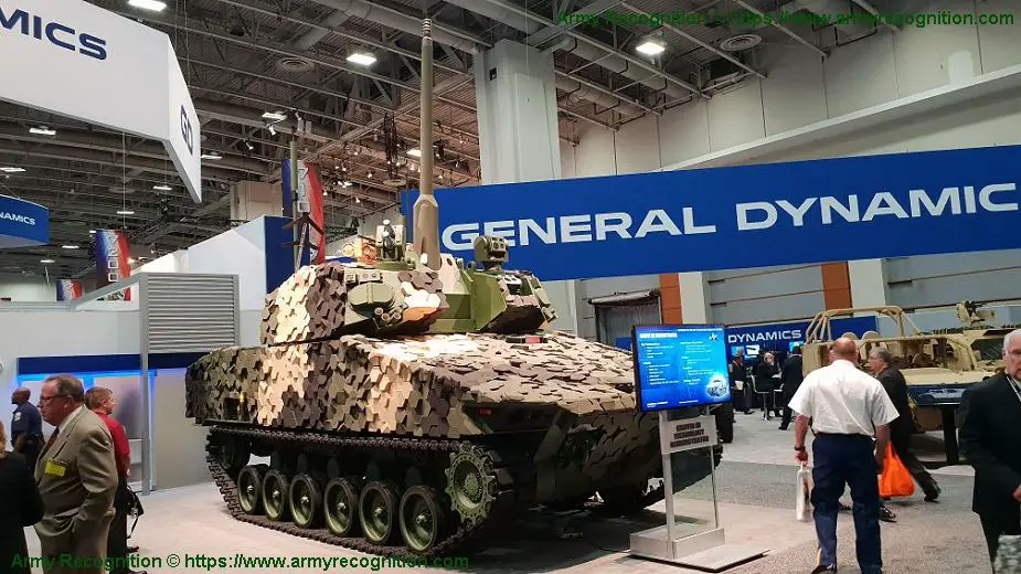 General Dynamics Griffin III new concept of 50mm light tank at AUSA 2018 United States Army defense exhibition 925 001