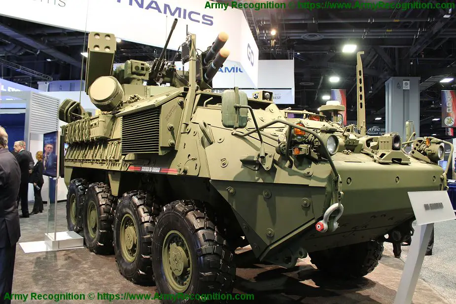 General Dynamics unveils Stryker A1 IM SHORAD air defense armored vehicle 925 001