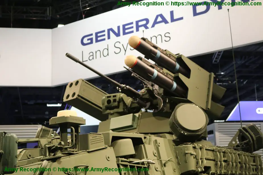 General Dynamics unveils Stryker A1 IM SHORAD air defense armored vehicle 925 002