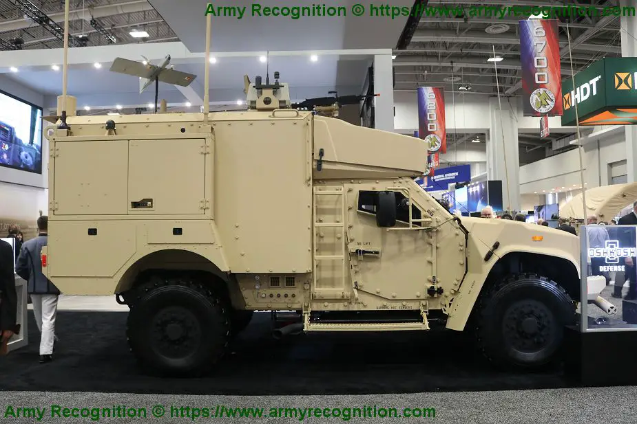Oshkosh Defense exhibits L ATV Command and Control capabilities AUSA 2019 925 001