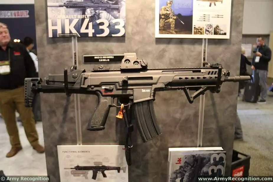 New HK433 5 56mm assault rifle ready to replace G36 of German army 925 001