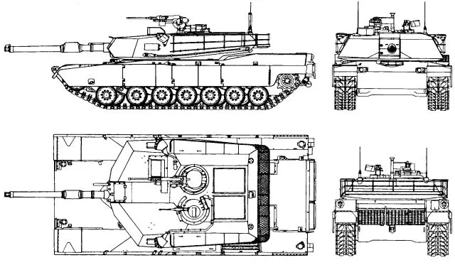 M1A2 Abrams main battle tank
