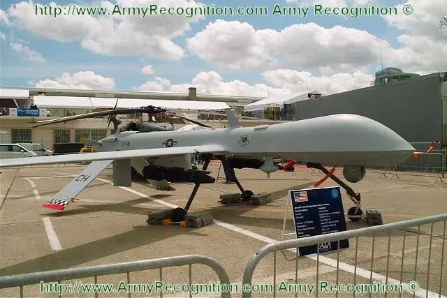 MQ-1 Predator unmanned aerial vehicle UAV data sheet specifications information description intelligence identification pictures photos images US Army United States American defence industry Law enforcement homeland security vehicle