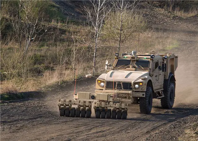 Designed for use on any tactical wheeled vehicle and backed by thousands of miles of field testing, the Oshkosh TerraMax UGV is capable of supervised autonomous navigation in either a lead or follow role. Its multi-sensor system combines with novel registration techniques to provide accurate positioning estimates without needing to rely on continuous tracking through a lead vehicle or GPS signals. 
