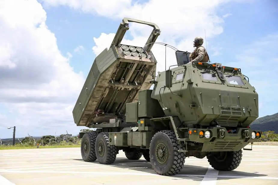 M142 HIMARS High Mobility Artillery Rocket System missile launcher MLRS United States 925 001