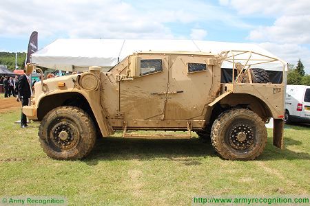 L ATV light wheeled combat vehicle United States American defence industry left side view 450 001