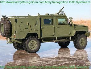 RG Outrider BAE Systems armoured utility light patrol vehicle data sheet description information specifications intelligence identification pictures photos images US Army United States American defense military wheeled mine protected 