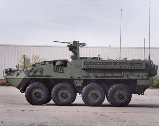 Stryker M1126 ICV infantry armoured personnel carrier vehicle technical data sheet specifications information description intelligence identification pictures photos images US Army United States American defence industry military technology