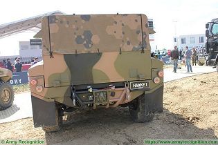 Hawkei PMV L 4x4 light wheeled high mobility protected vehicle Thales Australia Australian army rear back view 004