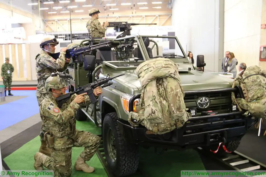 Jankel introduces FOX and Hunter combat security Vehicles at ExpoDefensa 2017 defense exhibition Colombia 925 003