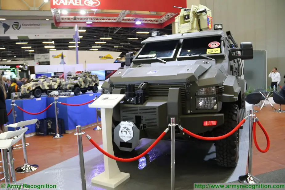 Streit Group military and security vehicles for South America market at ExpoDefensa 2017 Colombia 925 001