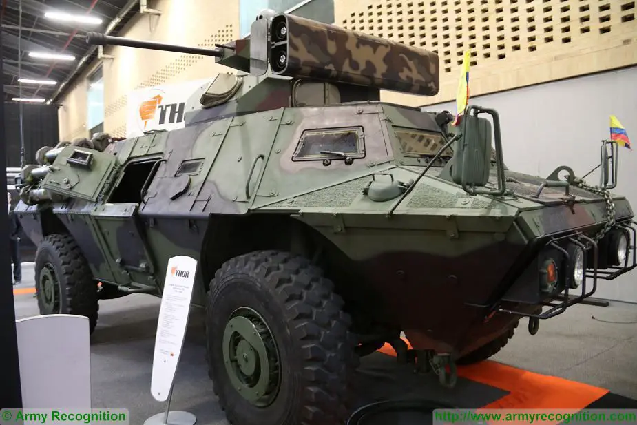 THOR Myolnir T 30 turret will increase fire power of Pegaso 4x4 APC Colombian army 925 001