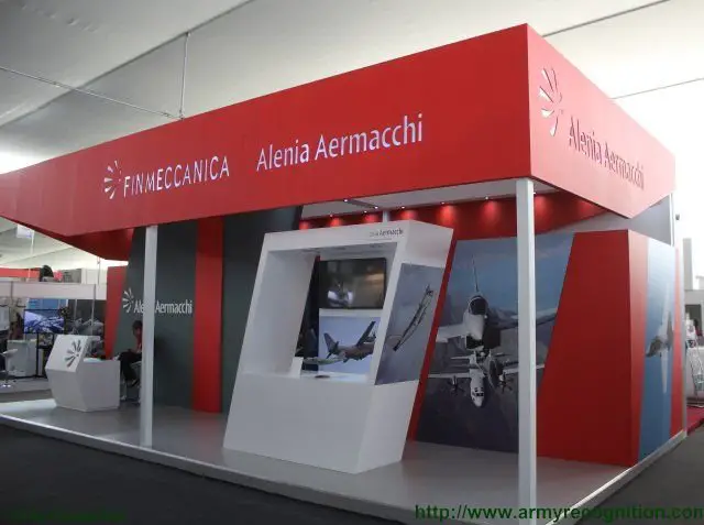 Alenia Aermacchi highlights C 27J Spartan airlifter and M346 trainer aircraft at SITDEF 640 001