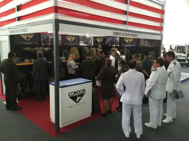 Condor Outdoor Products military tactical gear SITDEF 2015 International Defense Exhibition Lima Peru 001
