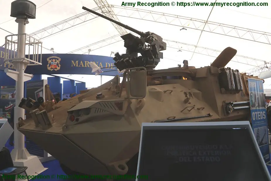 Escribano offers upgrade of LAV II armored with Guardian remote weapon station SITDEF 2019 001