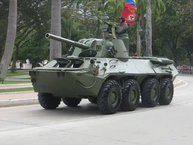 The army of Venezuela has become one of the best customers for the Russian defense industry. During the last military parade which commemorates the 20th anniversary of the failed coup attempt by President Hugo Chavez in Caracas, the Russian made self-propelled mortar vehicle 2S23 Nona was shown for the first time.
