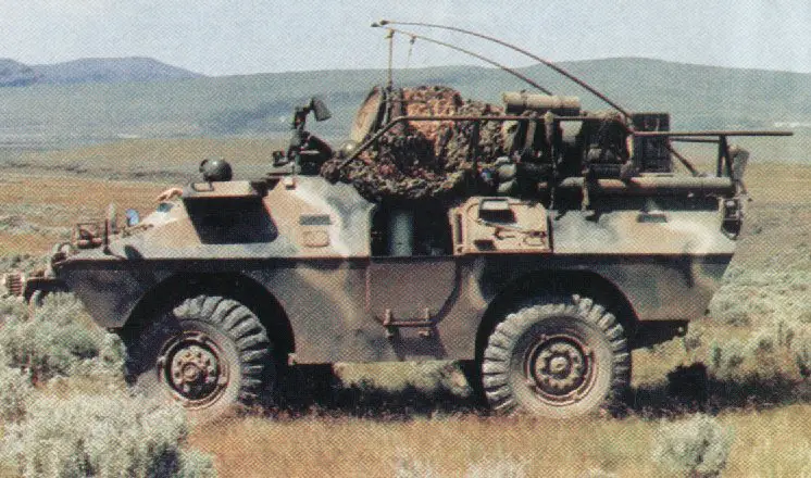 Verne Dragoon ASV 150 4x4 Wheeled Armored Vehicle Data