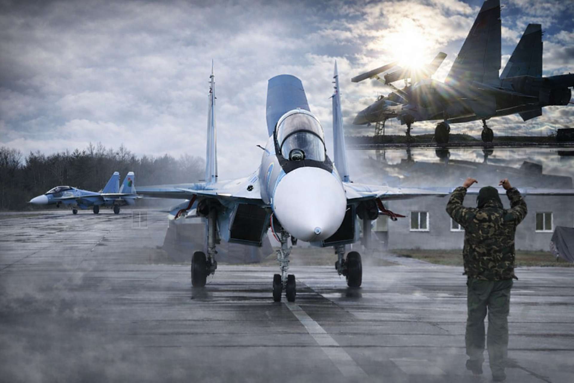 The Su-30SM2 is a twin-engine, two-seat multirole fighter combining long range, heavy payload, and high maneuverability with modernized radar, engines, and electronic warfare systems, enabling air superiority, interception, and precision strike missions against air, land, and maritime targets in contested airspace (Picture source: Edit from Belarus MoD).