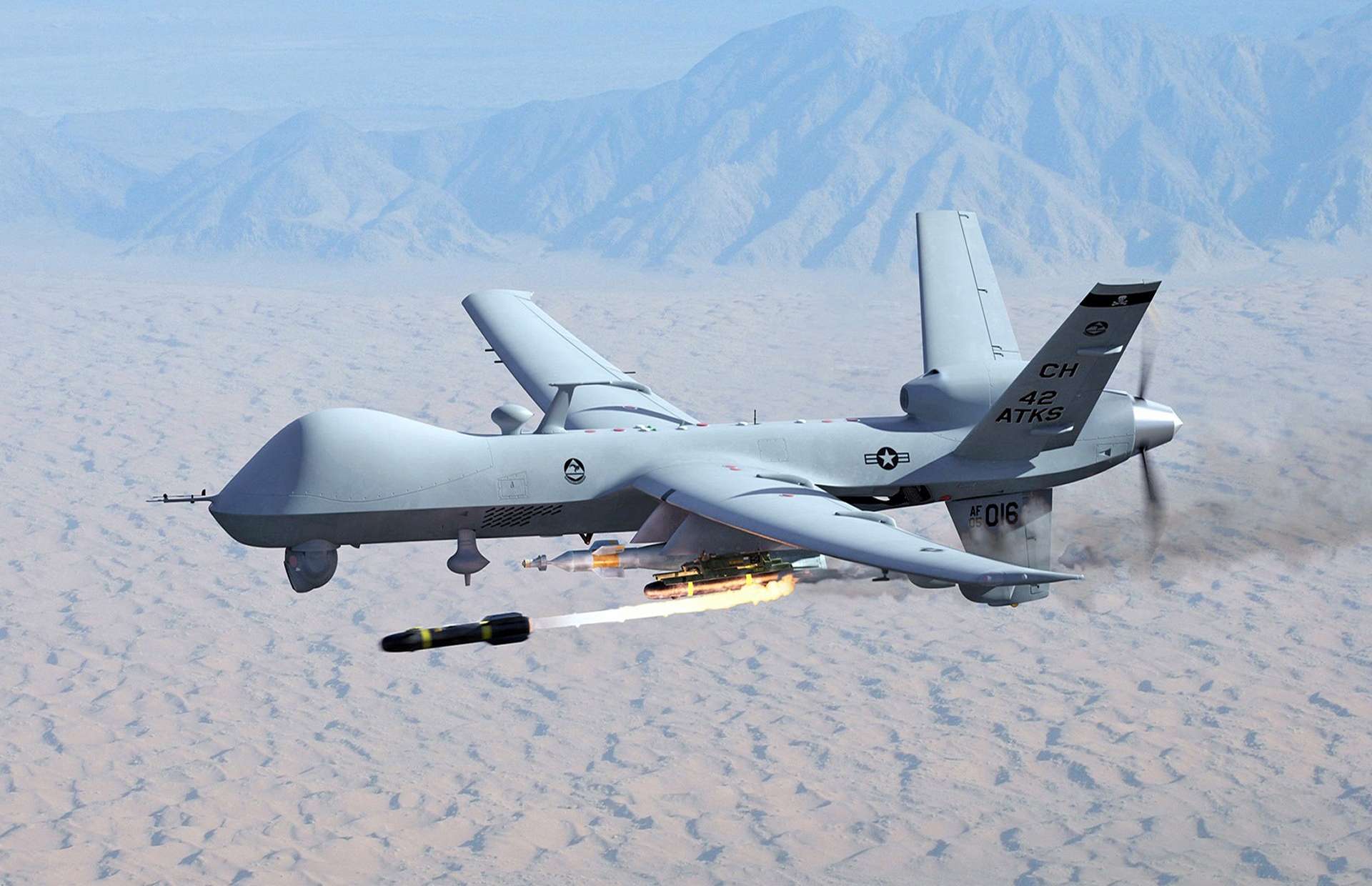 Belgium’s AGM-114R2 Hellfire brings the MQ-9B a combat-proven precision strike capability, combining an eight-kilometer laser-guided engagement range with a programmable multi-purpose warhead able to defeat armored vehicles, light structures, and fast-moving targets while minimizing collateral effects (Picture source: U.S. DoW).