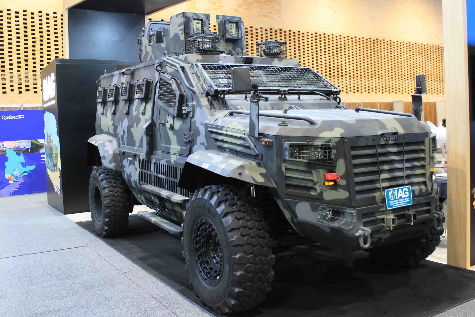 The Guardian Xtreme 4x4 MRAP is being evaluated by the Colombian Army under national terrain and climate conditions before any procurement decision.