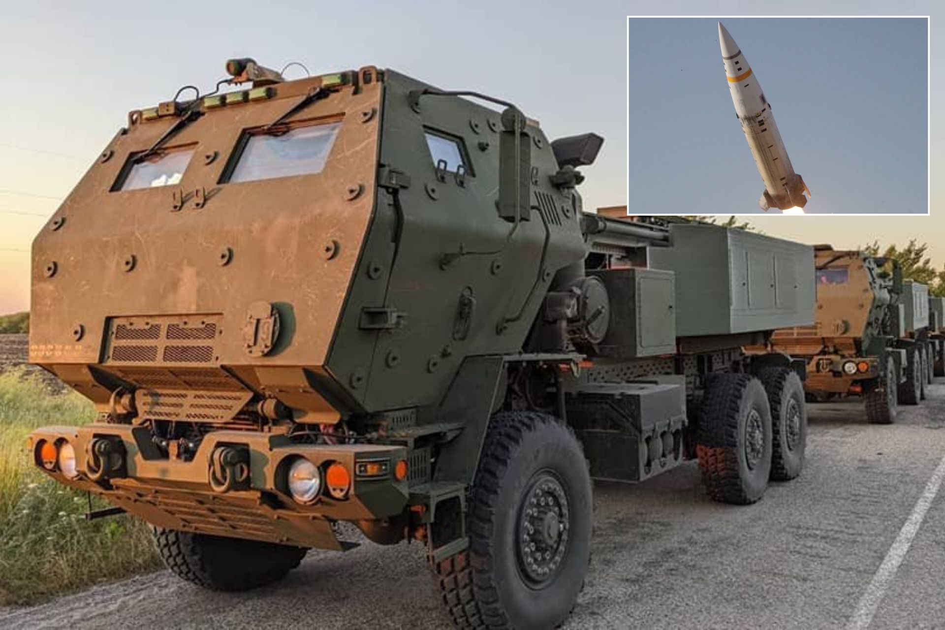 The ATACMS is a short-range tactical ballistic missile launched from the M142 High Mobility Artillery Rocket System (HIMARS) or the tracked M270 Multiple Launch Rocket System (MLRS) (Picture source: Ukrainian MoD)