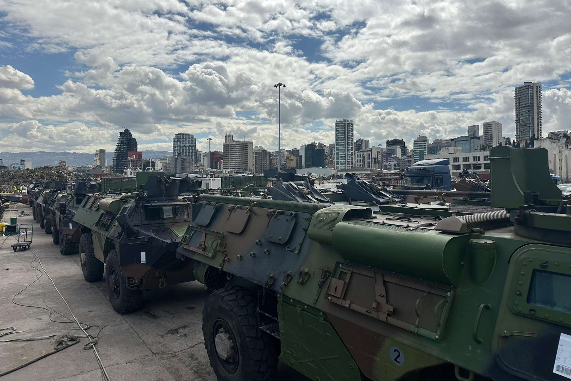 France’s delivery of 39 VAB armored vehicles to the Lebanese Armed Forces boosts protected mobility and rapid-response capacity, reinforcing the army’s role as a pillar of sovereignty, stability, and security amid regional tension (Picture source: French Army).