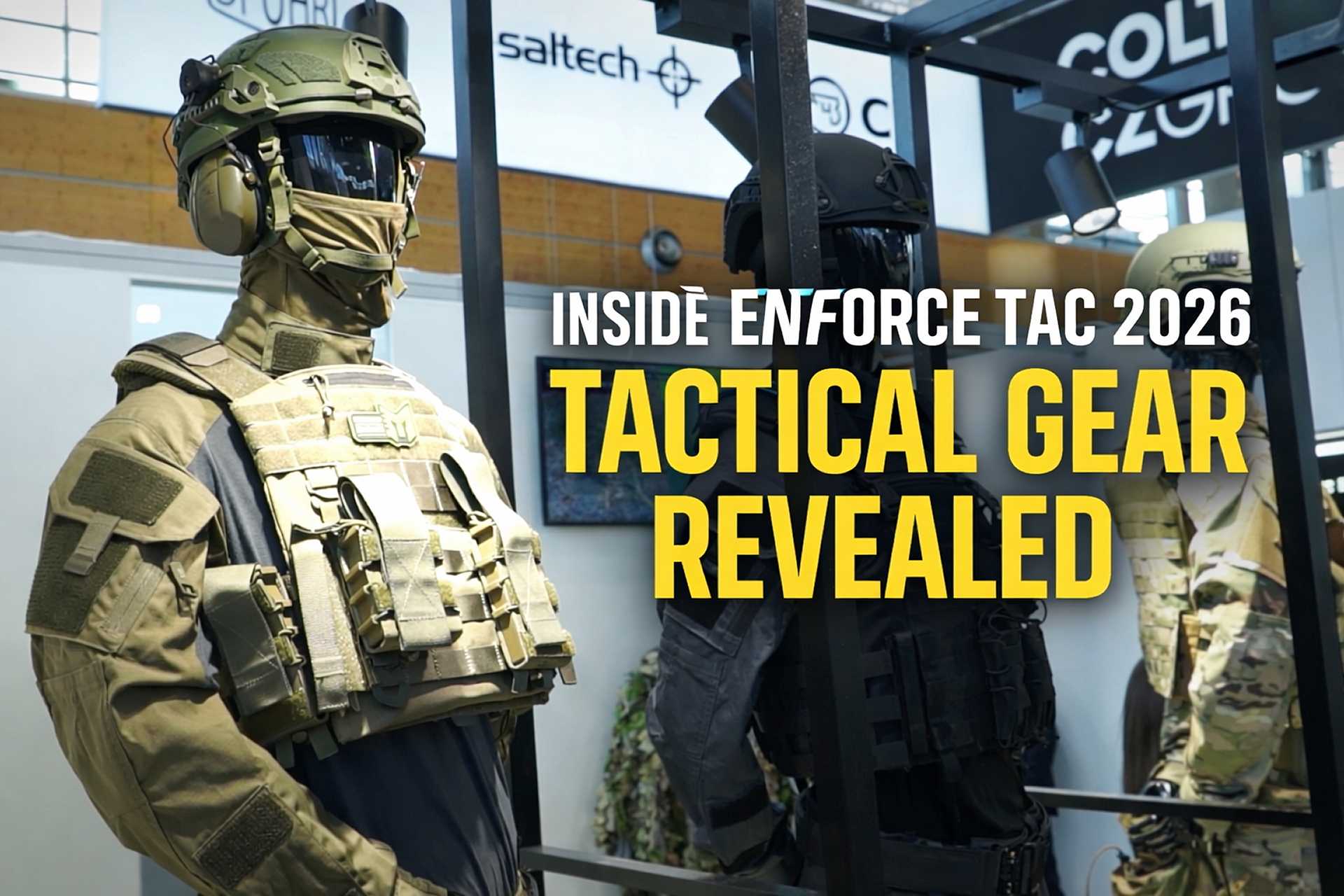 Overview of Enforce Tac 2026 exhibition floor highlighting tactical equipment and force protection systems for modern security forces.