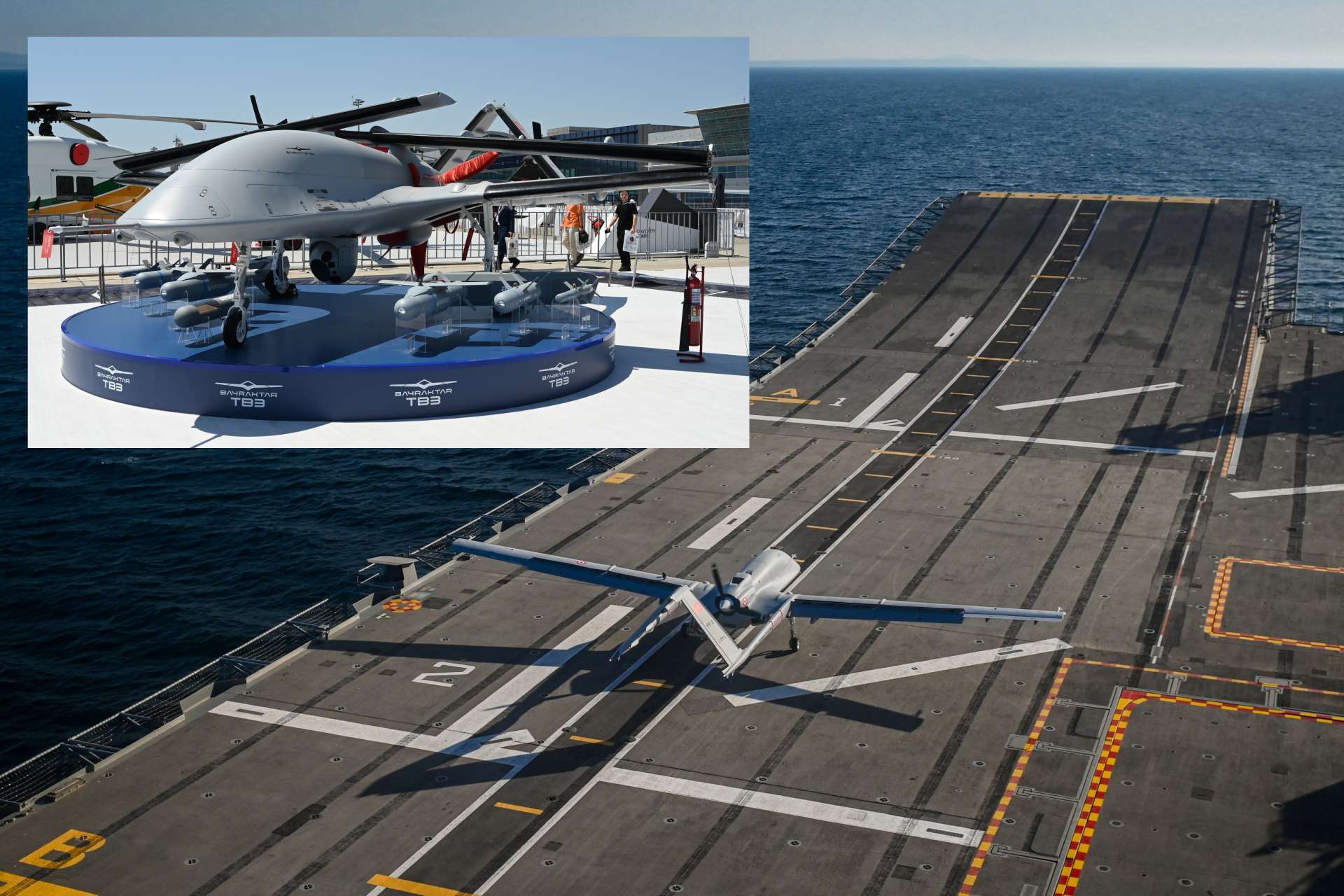 T&uuml;rkiye&rsquo;s offer of the ship-capable Bayraktar TB3 drone to Japan underscores a potential shift toward cost-effective, unmanned carrier operations as Tokyo reassesses its maritime security posture in the Pacific (Picture Source: Army Recognition / Baykar Technologies)