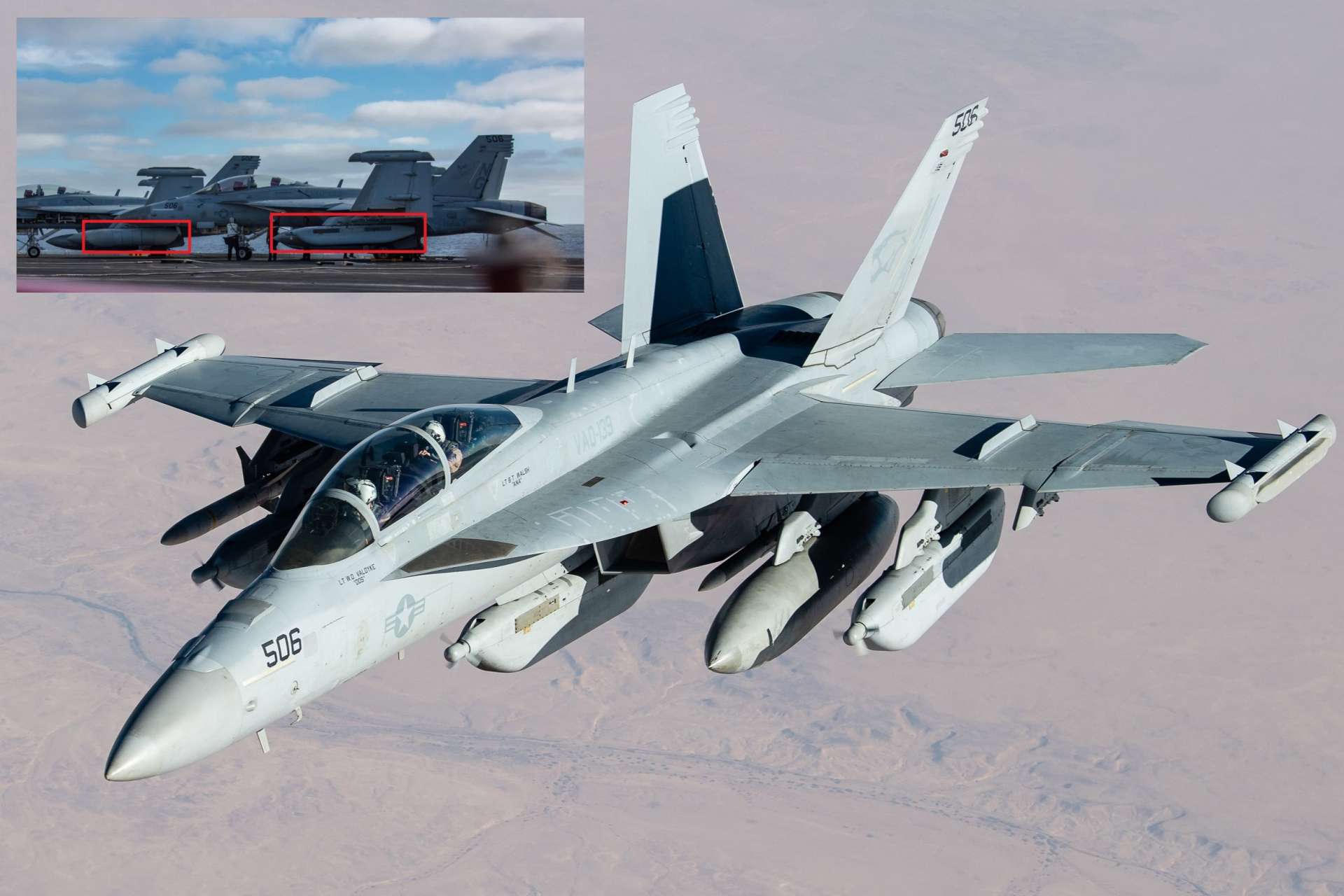 The EA-18G Growler is the U.S. Navy’s dedicated electronic attack aircraft, designed to jam, deceive, and suppress enemy radars and air-defense networks to protect strike and assault forces (Picture Source: U.S. Navy)