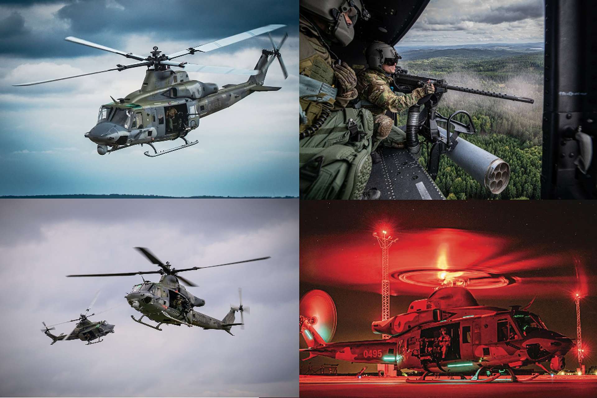 Czech UH-1Y Venom helicopters have deployed to Poland in their first overseas mission to strengthen NATO air defenses against rising drone incursions near the Ukrainian border (Picture Source: Czech Armed Forces)