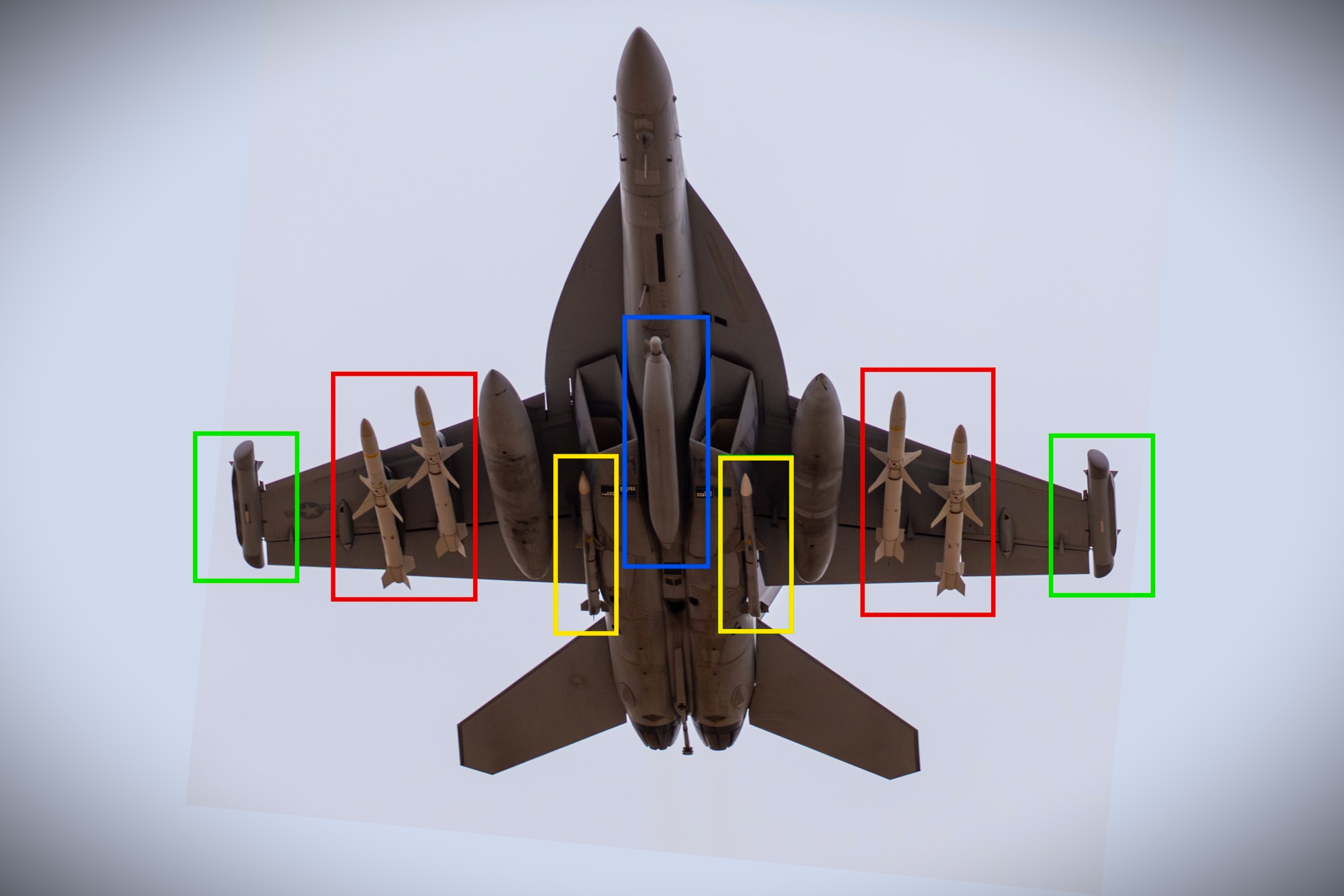 U.S. Central Command released a rare image of an EA-18G Growler in Operation Epic Fury, revealing a mixed electronic warfare loadout that highlights how the U.S. is executing sustained air defense suppression against Iranian targets (Picture Source: U.S. CENTCOM)