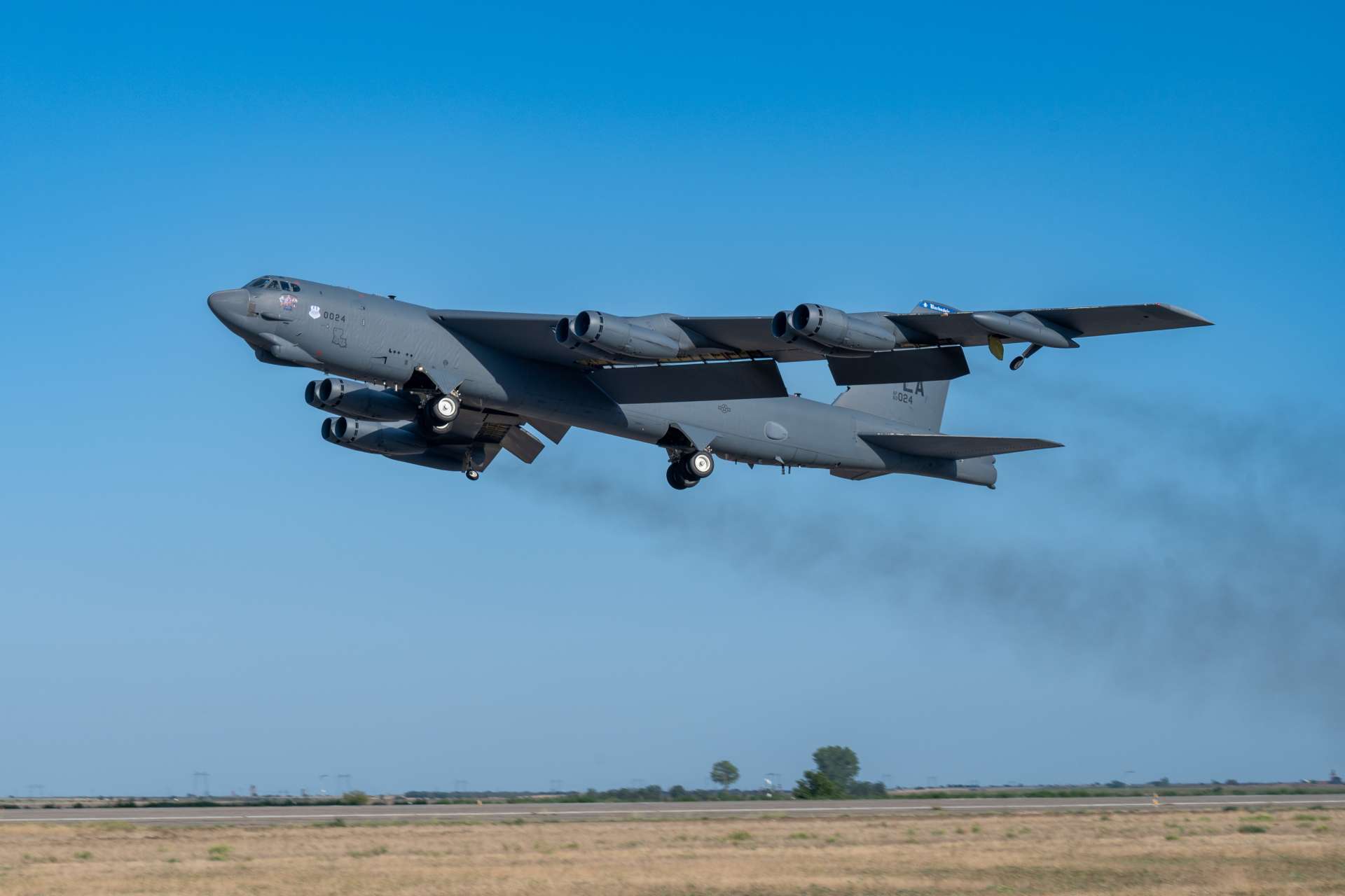 Three U.S. Air Force B-52H Stratofortress strategic bombers have arrived at RAF Fairford in the United Kingdom, reinforcing the United States&rsquo; forward bomber posture as Operation Epic Fury continues targeting Iranian military assets (Picture Source: U.S. EUCOM)