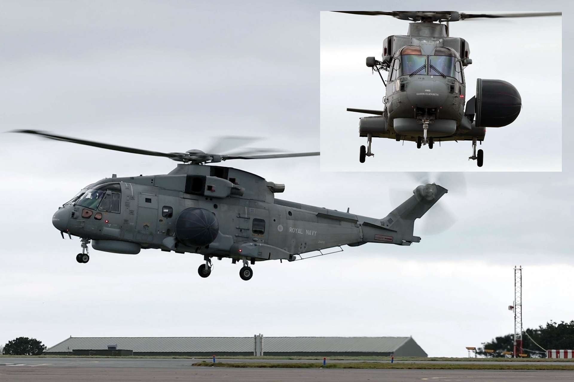The United Kingdom has deployed a Royal Navy Merlin helicopter equipped with the Crowsnest airborne radar system to Cyprus, extending over-the-horizon surveillance and strengthening air defense coverage around RAF Akrotiri against drones and other aerial threats in the Eastern Mediterranean (Picture Source: UK MoD)