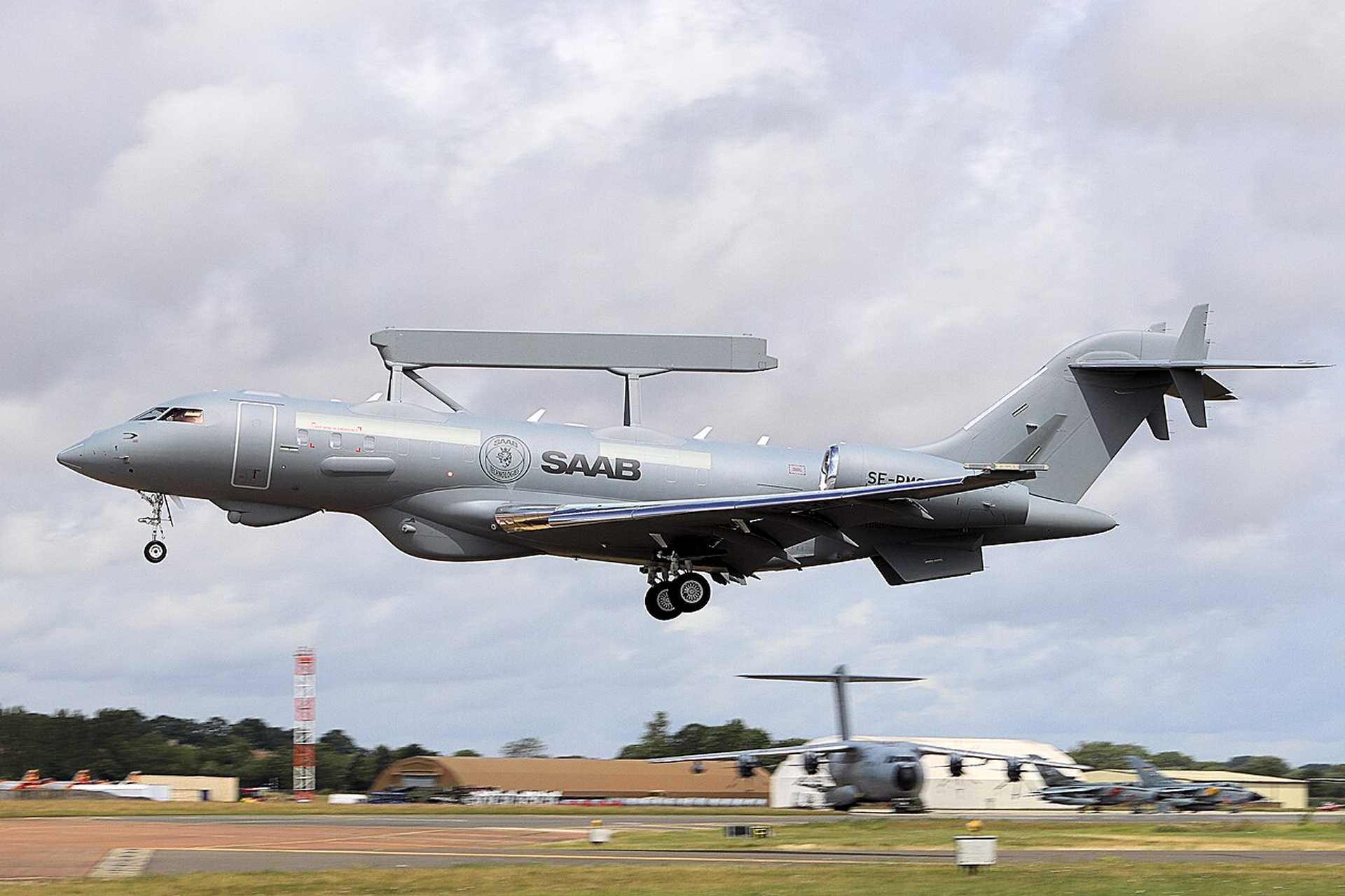 Saab GlobalEye is a next-generation Airborne Early Warning and Control (AEW&C) aircraft that combines long-range air, maritime, and ground surveillance with real-time command-and-control capabilities, enabling detection of threats at distances exceeding 650 km.