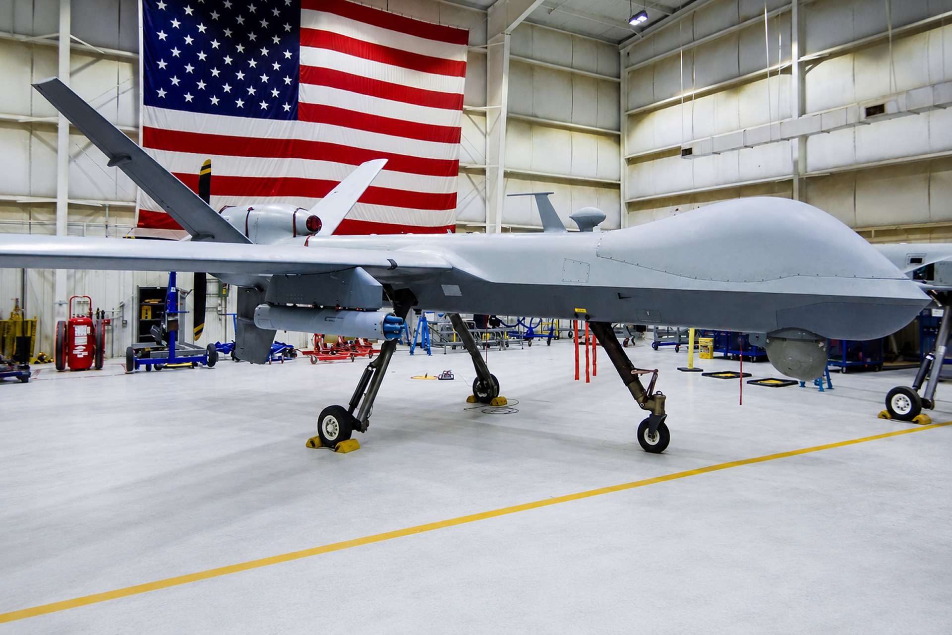 GA-ASI and the U.S. Air Force demonstrated BAE Systems&rsquo; APKWS laser-guided rockets on an MQ-9A Reaper, showing a lower-cost precision option for engaging drones and other light targets during long-endurance missions (Picture source: General Atomics Aeronautical).