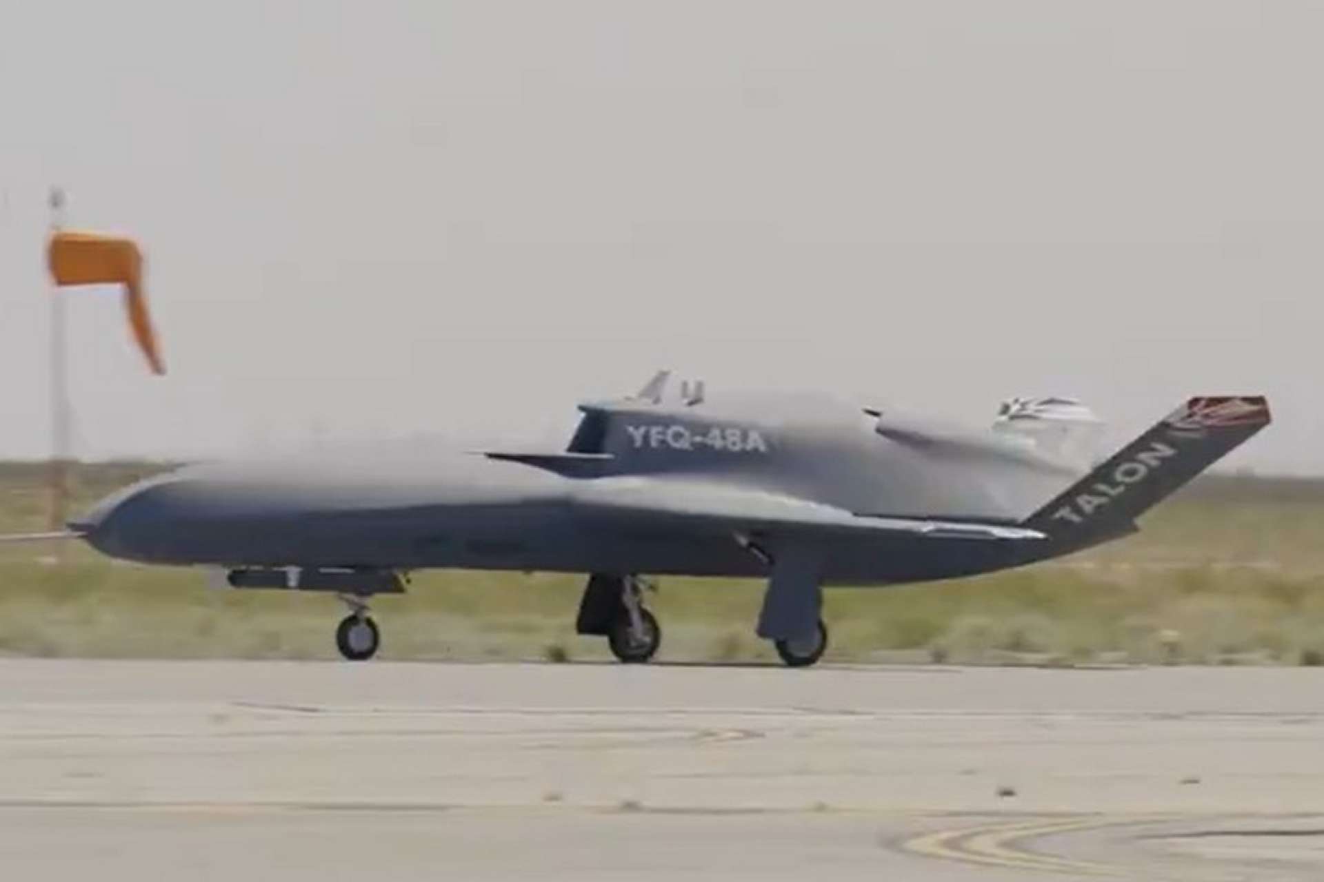 Northrop Grumman&rsquo;s YFQ-48A Talon Blue uncrewed fighter conducts autonomous taxi testing as part of the U.S. Air Force Collaborative Combat Aircraft program, a step toward first flight and future integration with manned combat aircraft for air-to-air, strike support, electronic warfare, and reconnaissance missions (Picture source: Northrop Grumman).