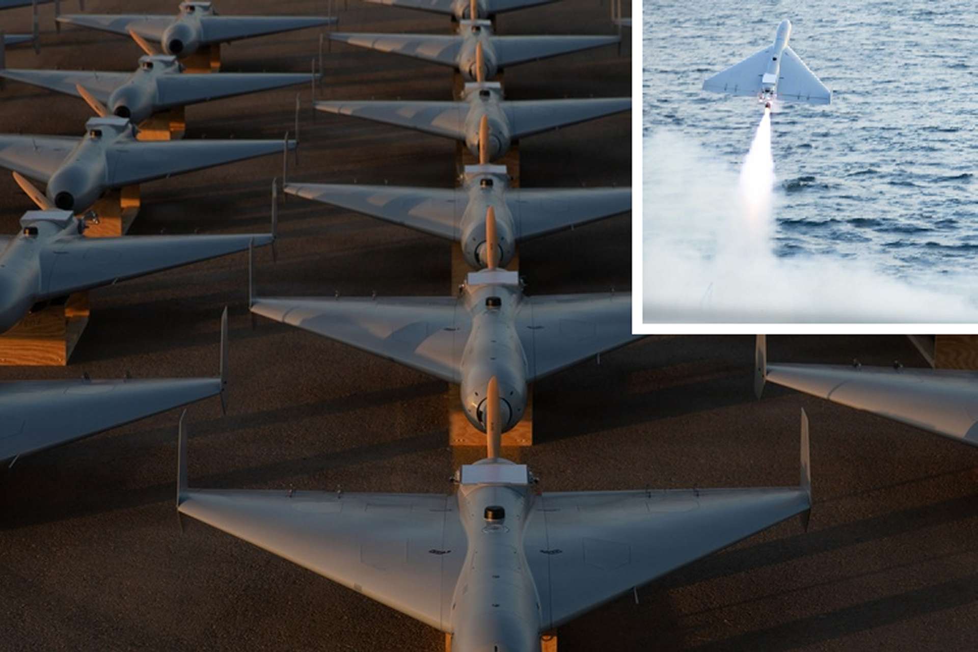 Shield AI will integrate its Hivemind autonomy software into the U.S. LUCAS one-way attack drone, enabling coordinated swarming, single-operator control, and lower-cost long-range strike missions against air defenses, command nodes, and exposed military infrastructure (Picture source: U.S. DoW).