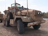 Cougar HE 6x6 MRAP Mine Protected patrol wheeled armoured armored vehicle force Protection Inc véhicule blindé à roues à protection contre les charges explosives et les mines US Army armée américaine US Marines Corps Cougar 6x6 HE picture photo image