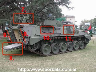 VCTP TAMSE véhicule blindé combat infanterie fiche technique description information photos images identification renseignements Argentine armée 